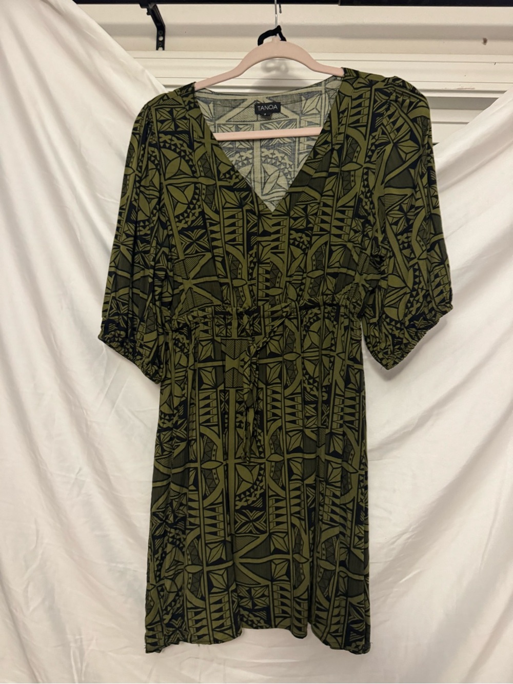 S Tanoa Green Dress